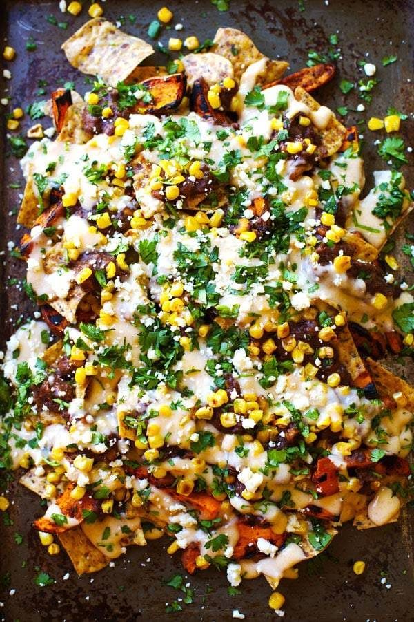 Grilled Sweet Potato Nachos.