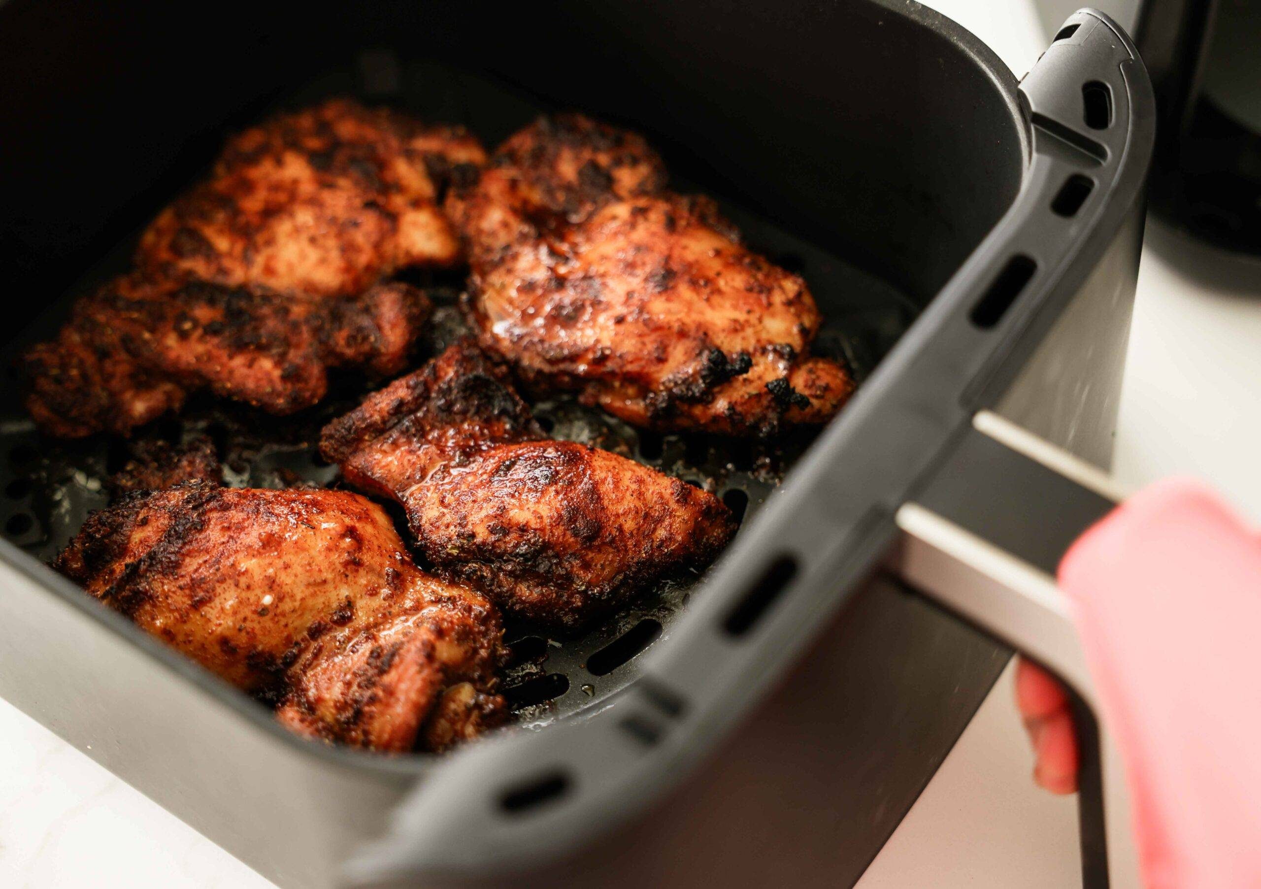 Chicken thighs when they're done