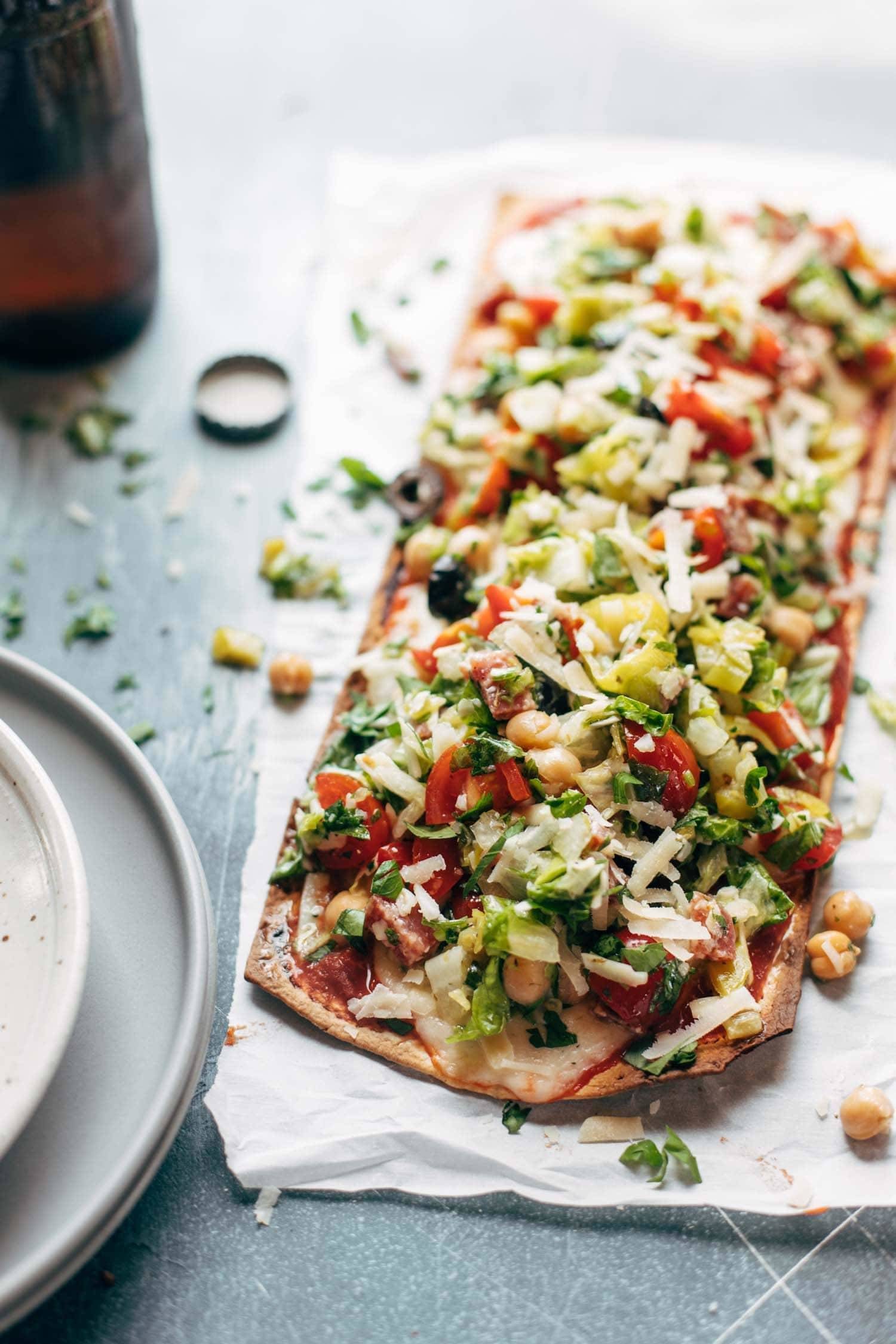 Chopped Salad Pizza