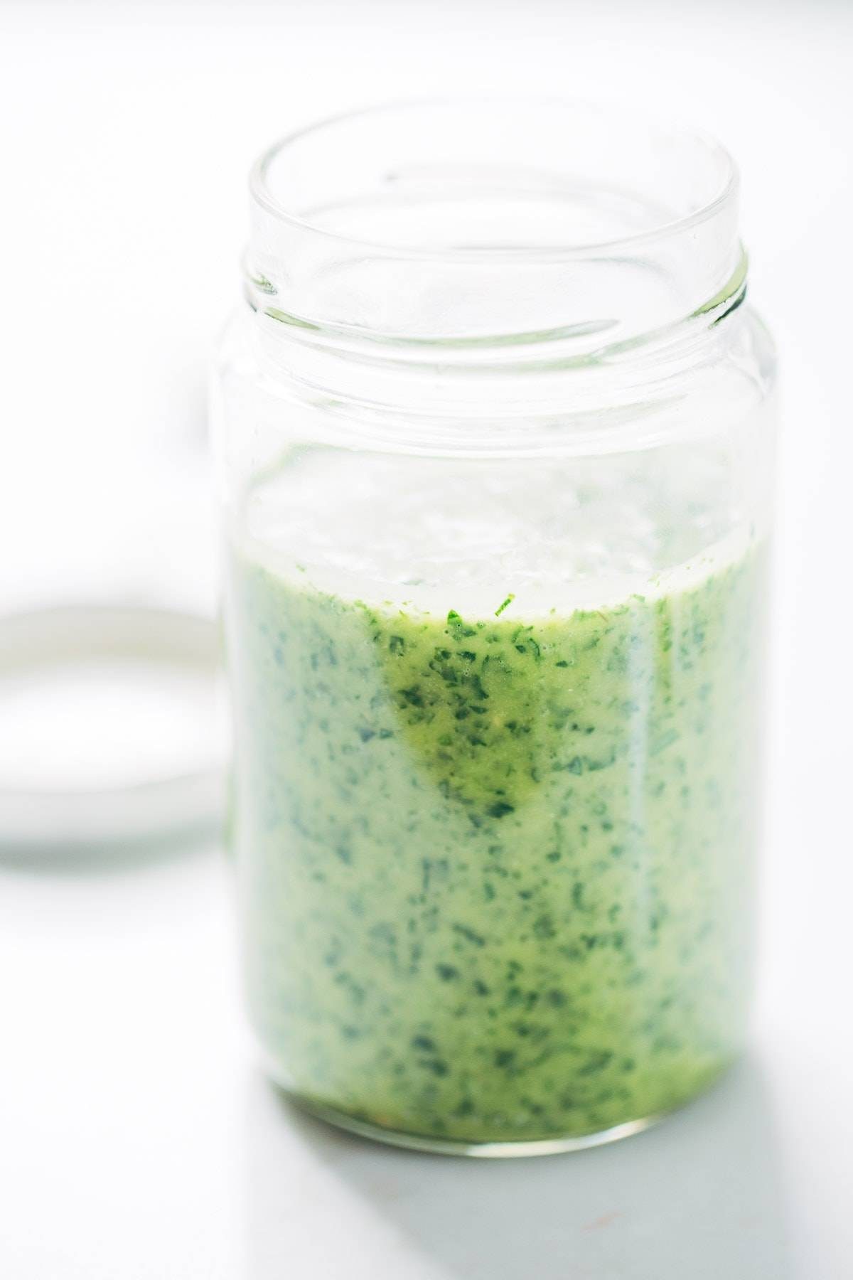 Sauce in a jar.