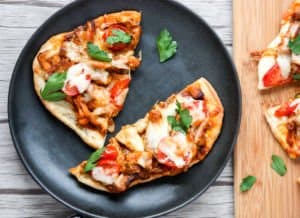 Chicken Tikka Masala Pizza on Naan