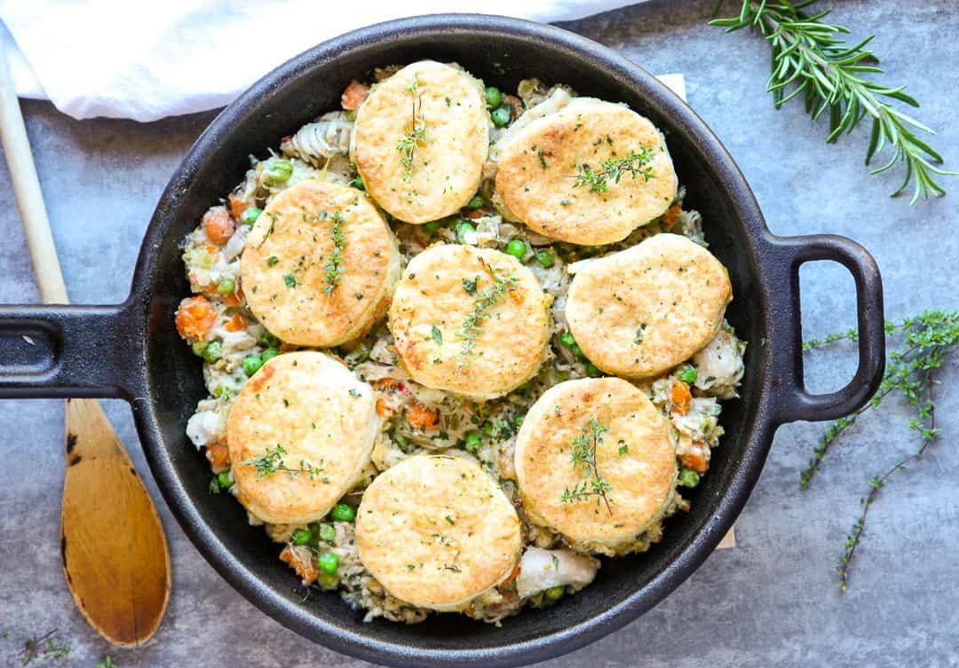Biscuit Topped Chicken Pot Pie