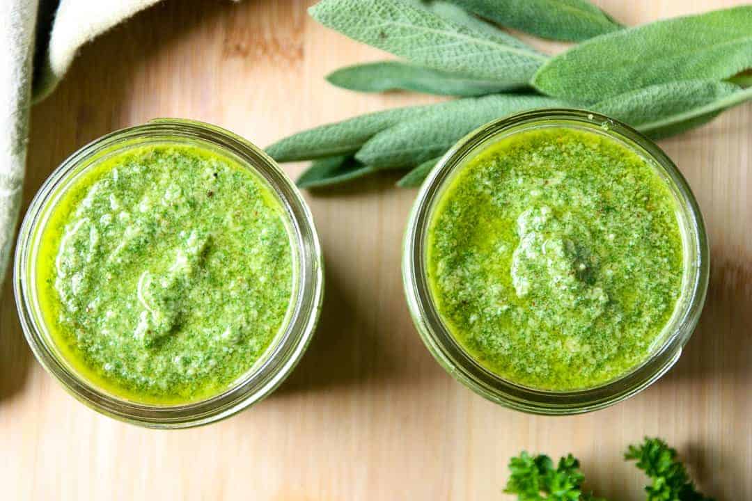 Sage Walnut Pesto