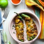 Stuffed Anaheim Peppers