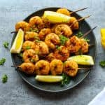 Grilled Lemon Garlic Shrimp