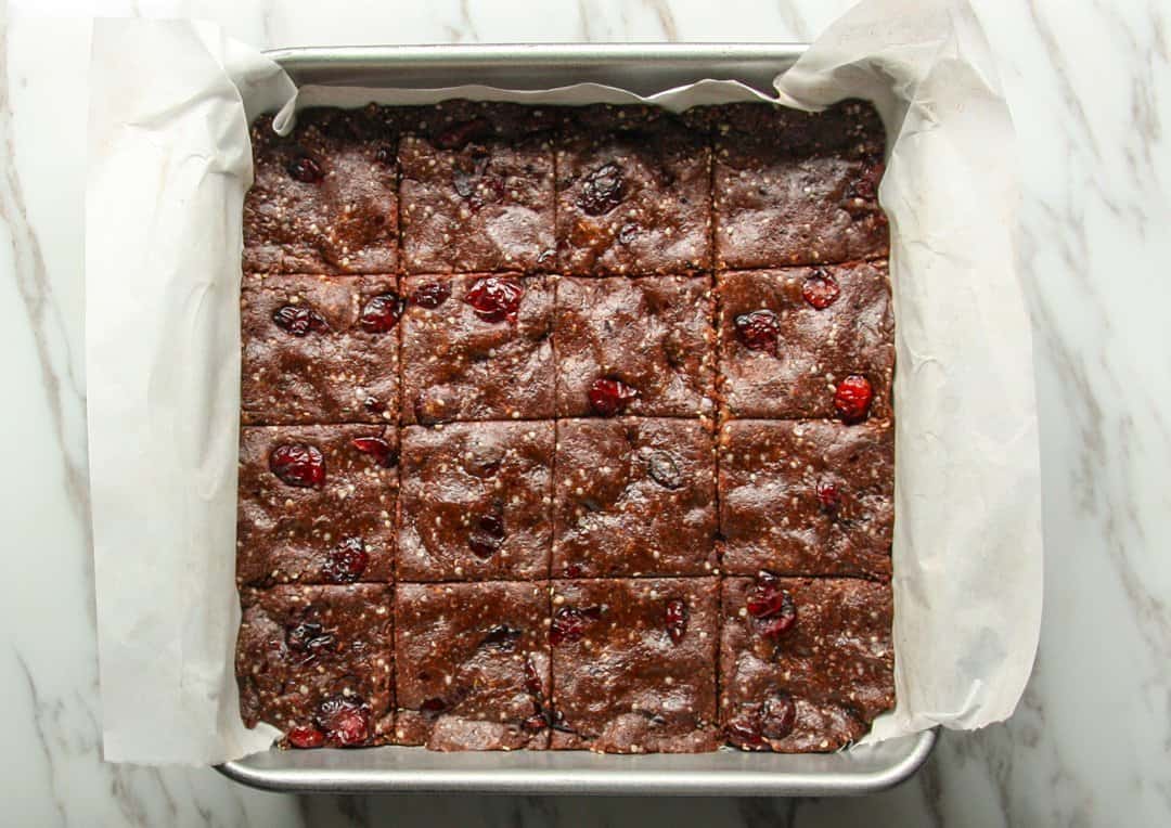 Chocolate Cranberry Hemp Protein Bars