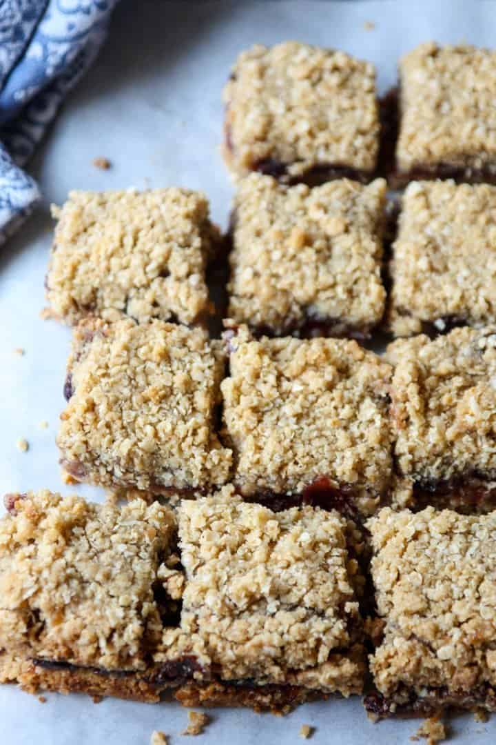 Cranberry Date Squares