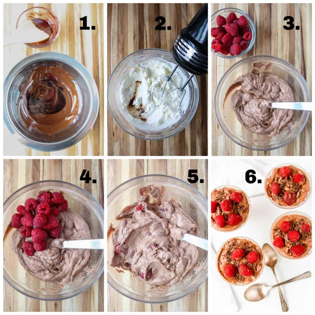 Step by Step photos of the recipe process.