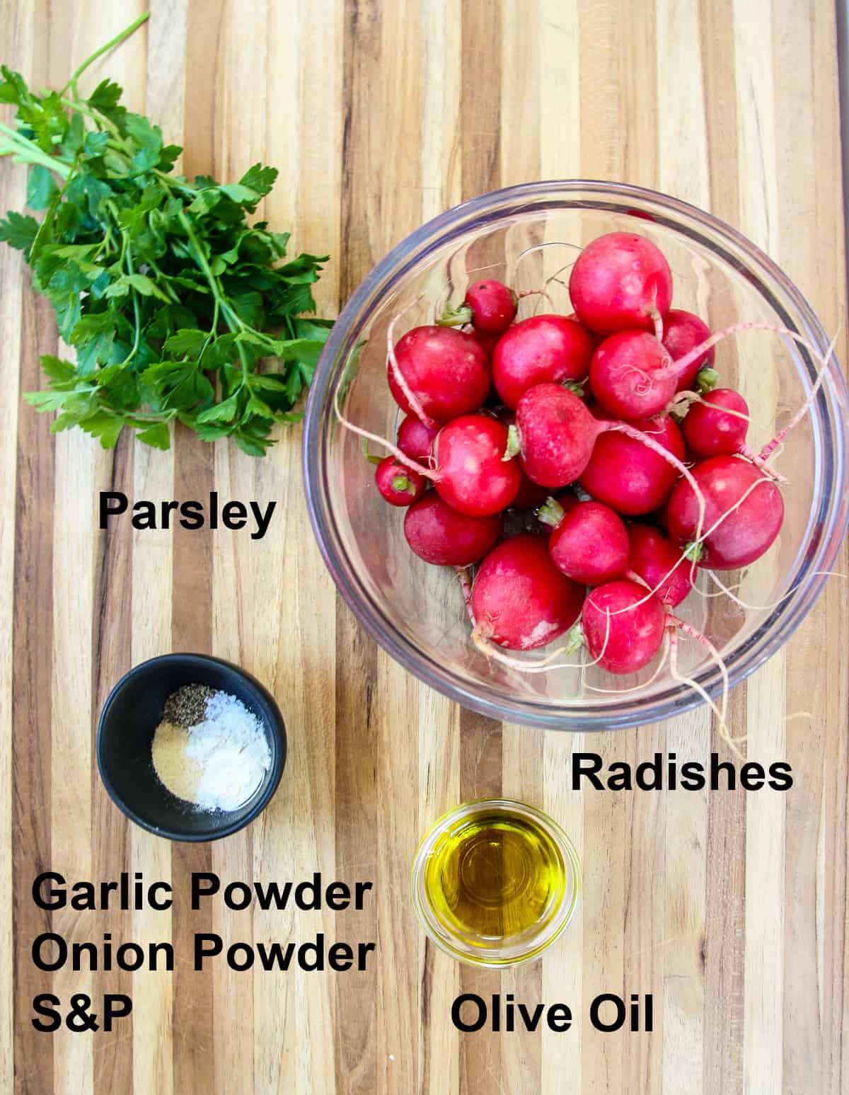 The ingredients need to make this recipe.