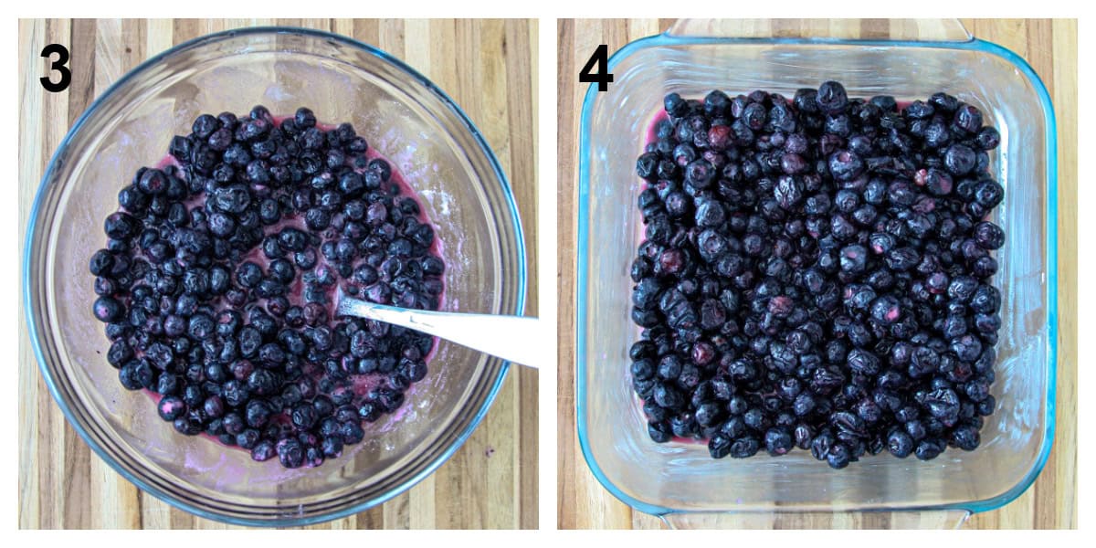 Steps three and four of the recipe process.